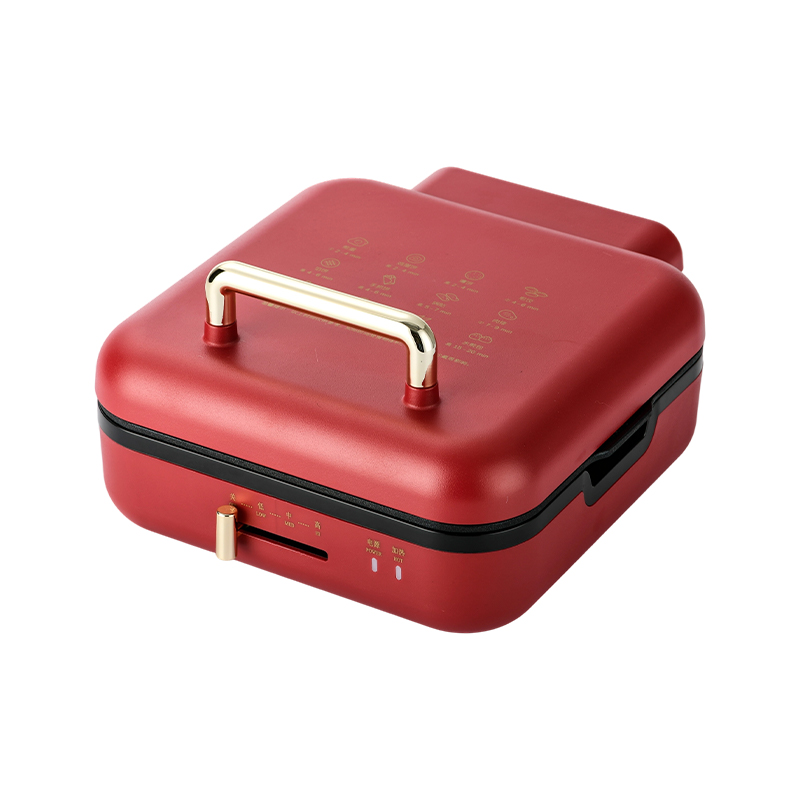 BJX-S017 24 x 24 cm grilovacia panvica s grilom (regulácia teploty + drevená rukoväť)